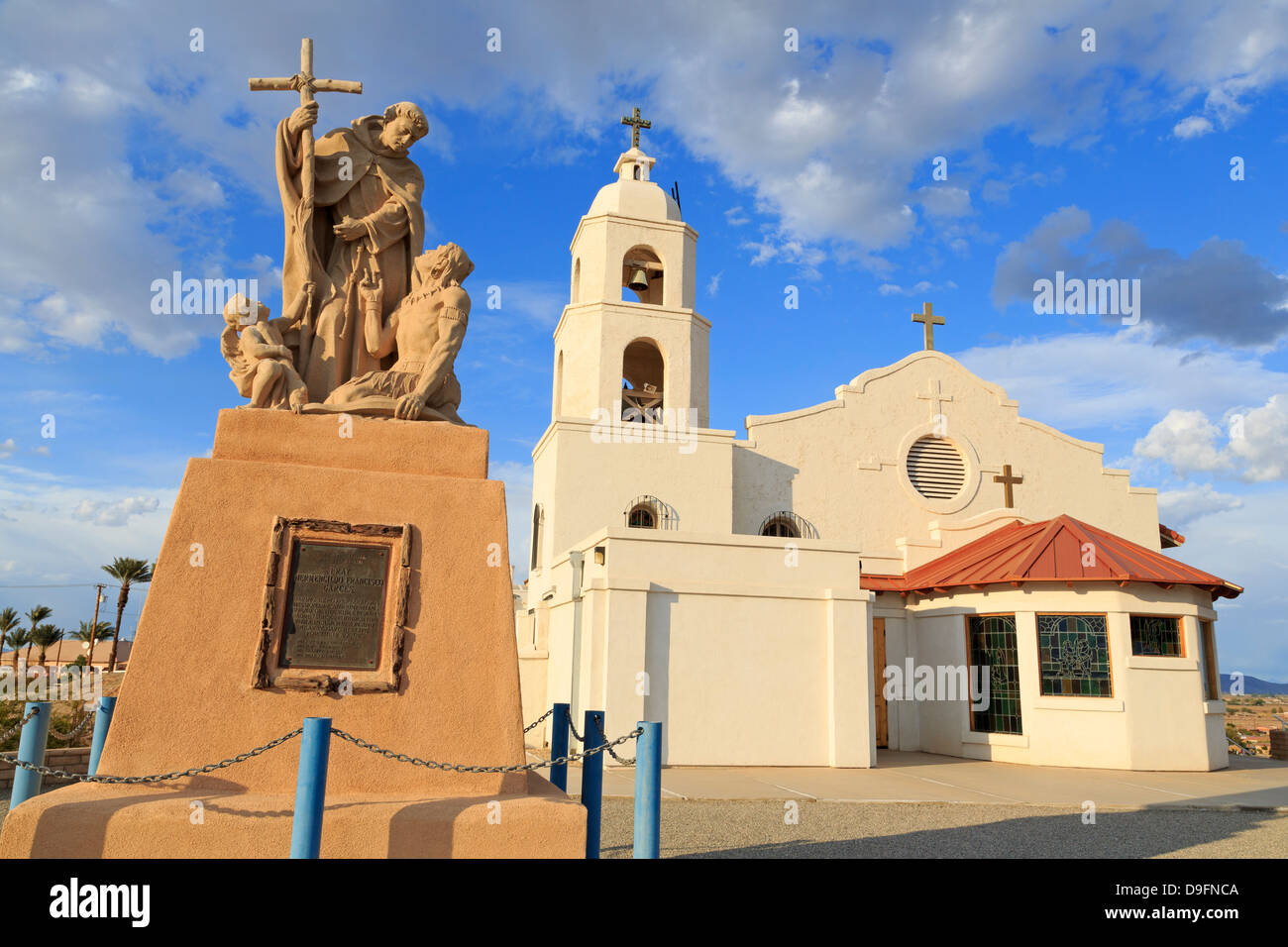 San Tommaso Chiesa e missione indiana, Yuma, Arizona, Stati Uniti d'America Foto Stock