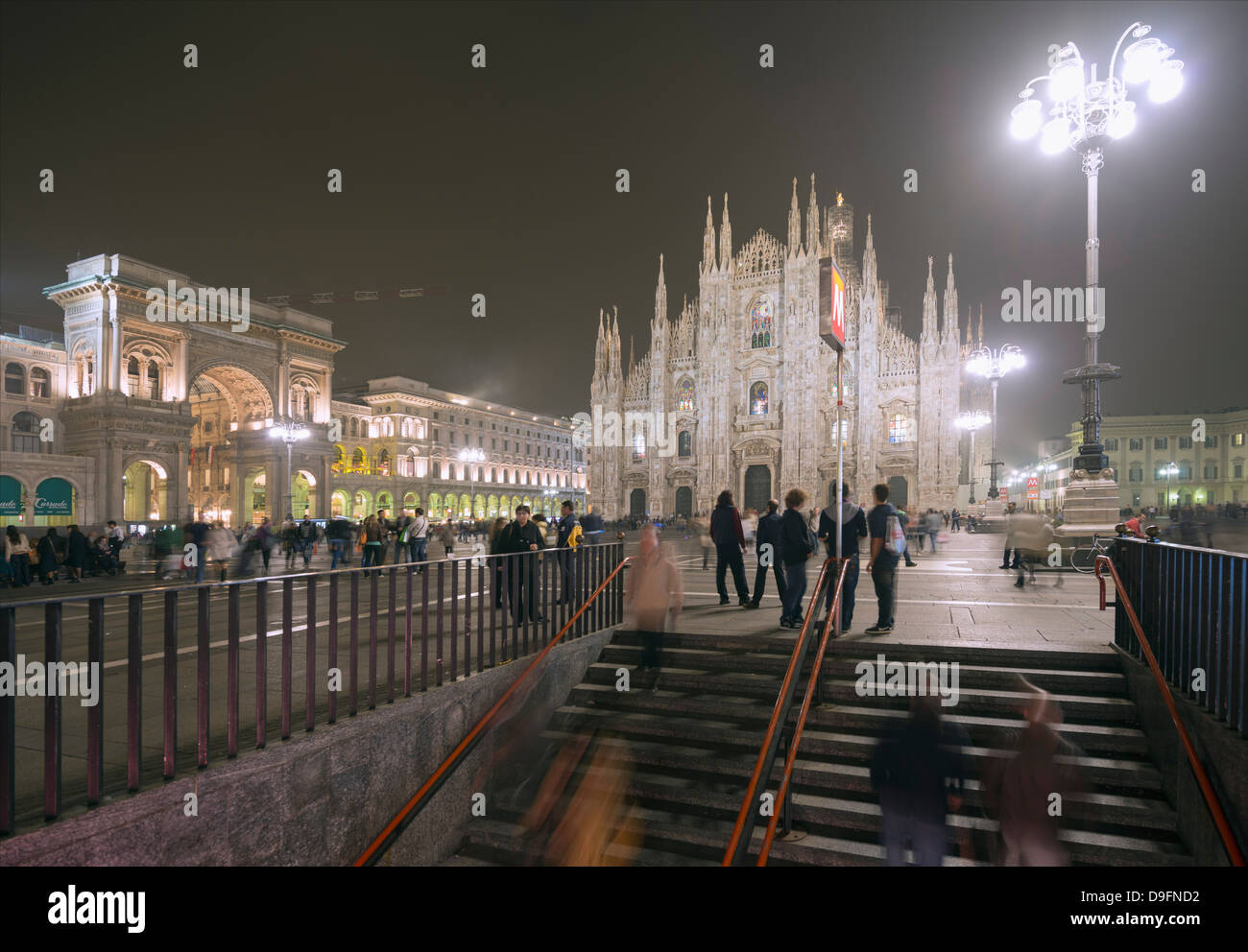 Duomo (Cattedrale di Milano), Milano, Lombardia, Italia Foto Stock