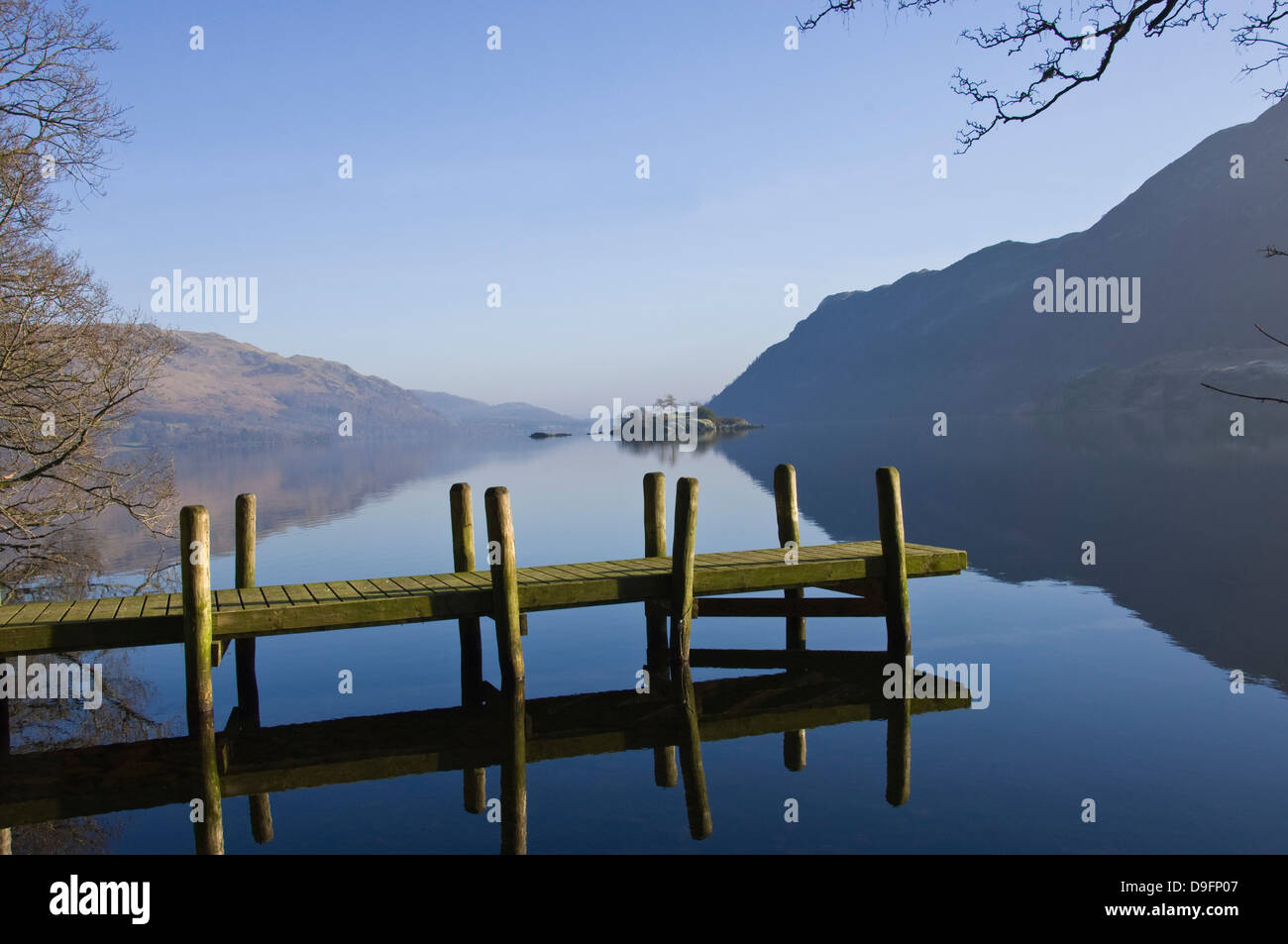 Lake Ullswater, Parco Nazionale del Distretto dei Laghi, Cumbria, England, Regno Unito Foto Stock