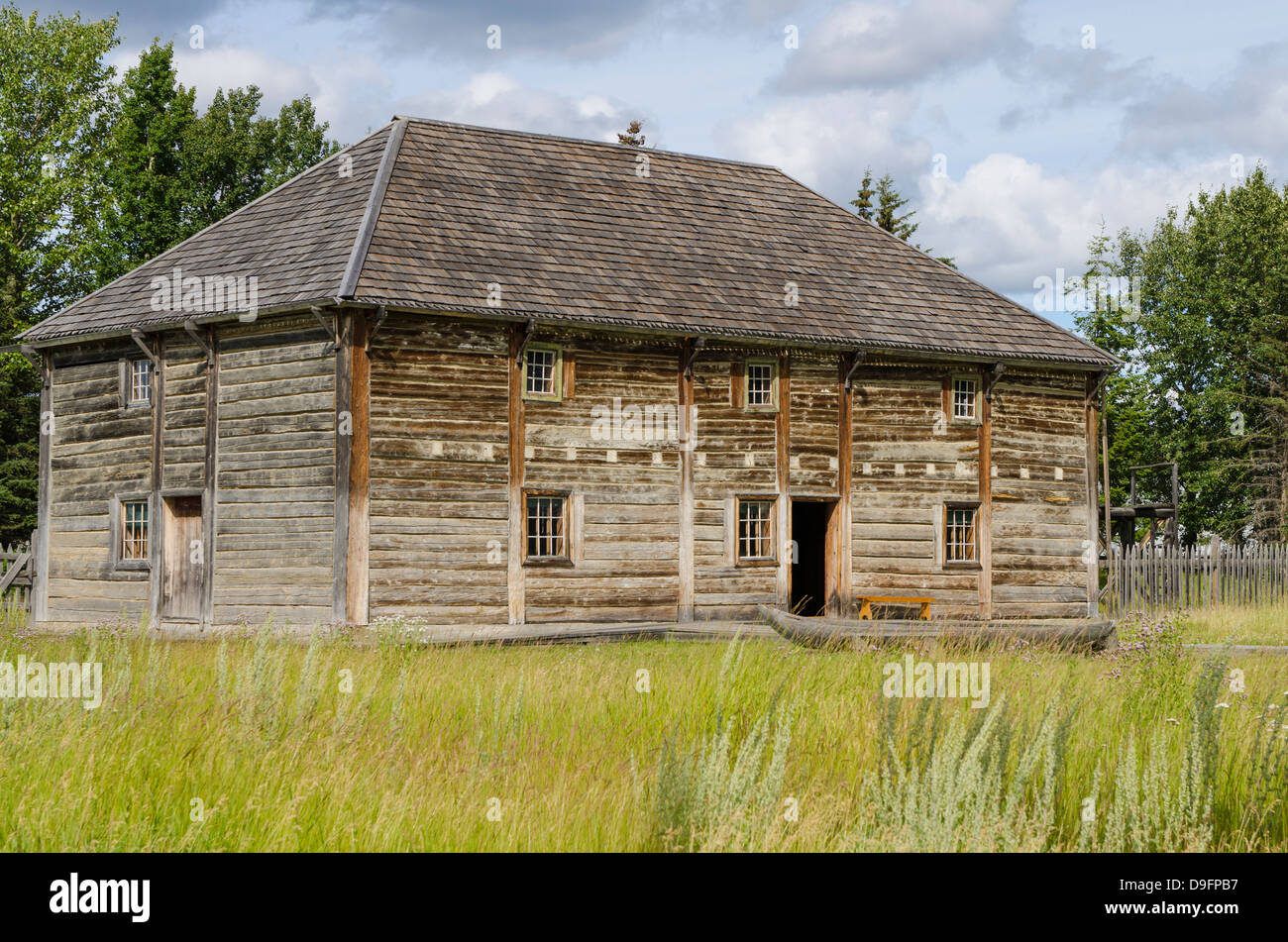 Fort Saint James National Historic Site, British Columbia, Canada Foto Stock