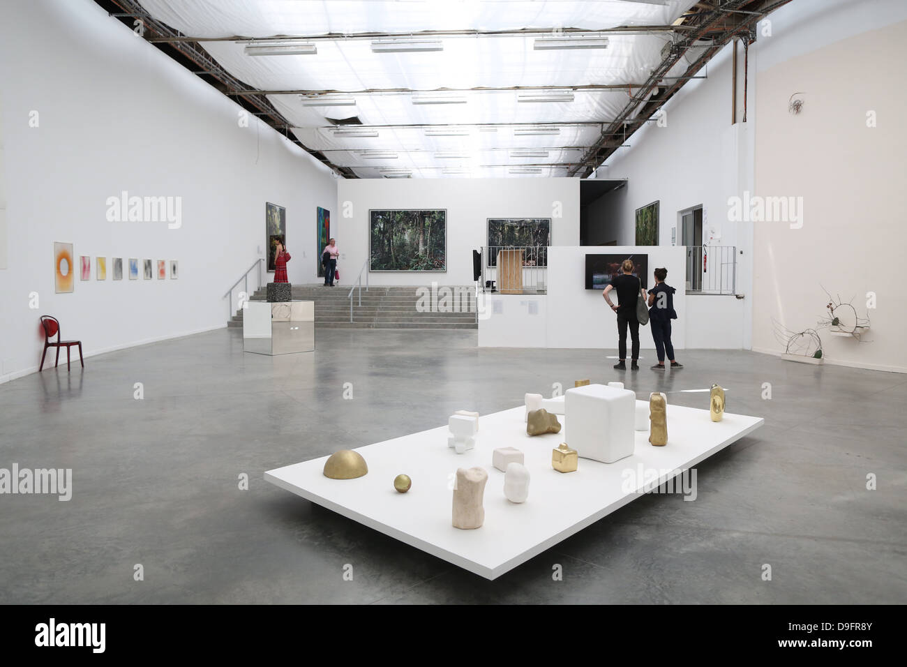 Spazio espositivo, il Museo di Arte Moderna della Città di Parigi, Palais de Tokyo, Parigi, Francia Foto Stock