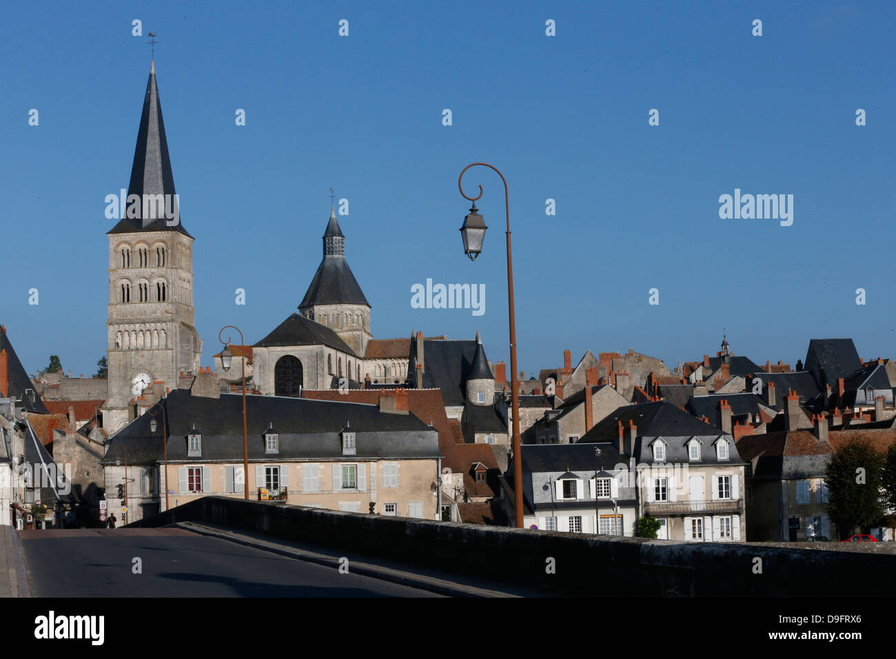 La chiesa di Notre Dame, La charite-sur-Loire, Nièvre, Borgogna, Francia Foto Stock