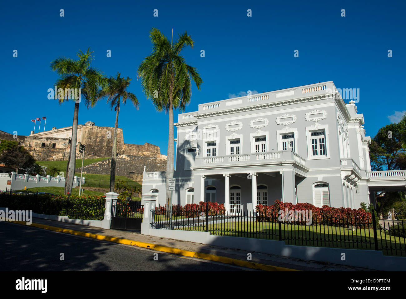 Il casino di San Juan, Puerto Rico, West Indies, dei Caraibi Foto Stock