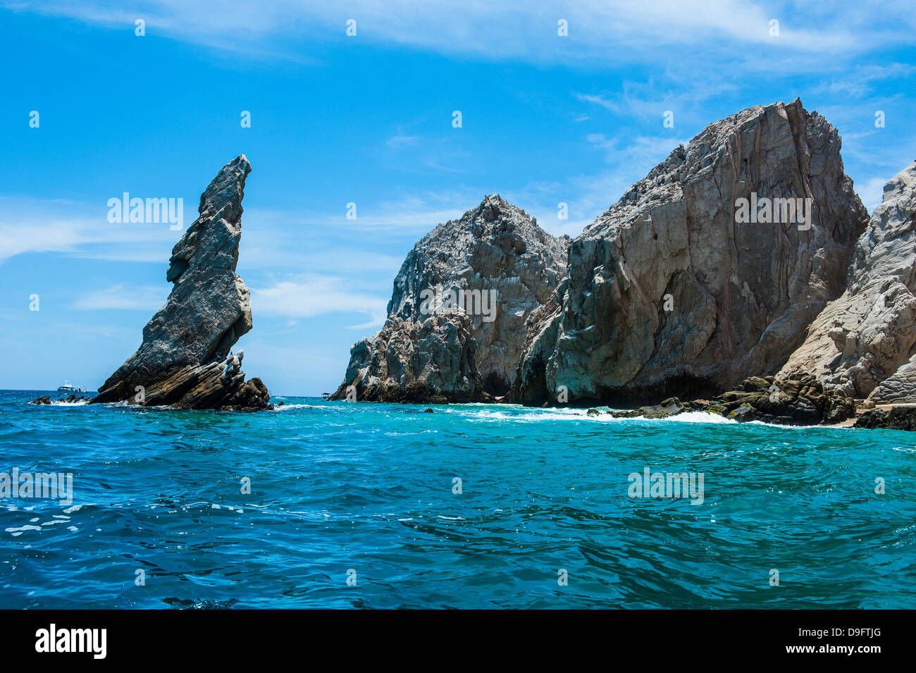 Lands End formazione di roccia, Los Cabos, Baja California, Messico Foto Stock