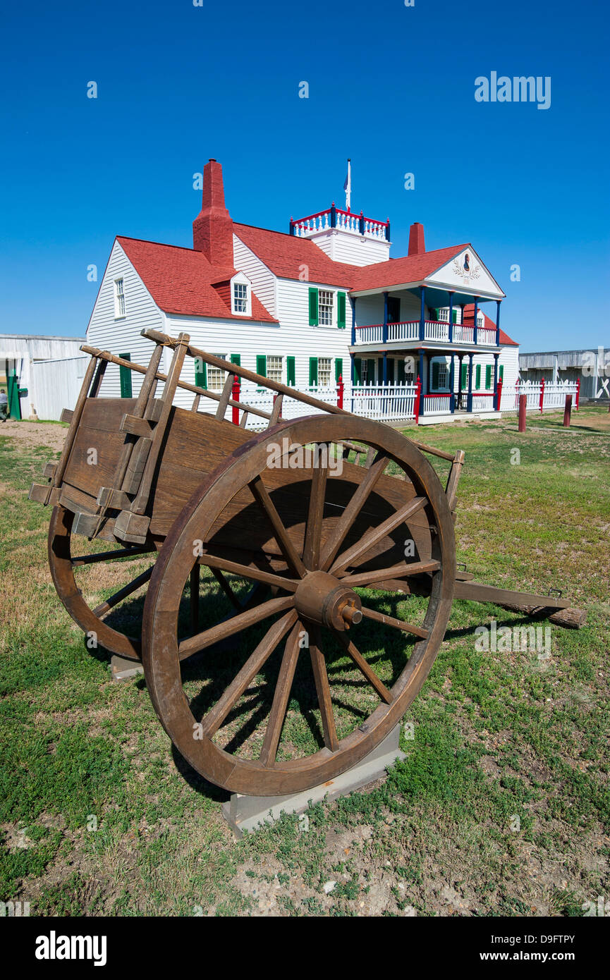 Fort unione, il Dakota del Nord, STATI UNITI D'AMERICA Foto Stock