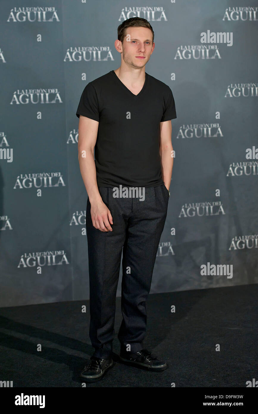 Jamie Bell Photocall per il film 'l'aquila della Nonaa' tenuto al Santo Hotel Madrid, Spagna - 07.03.11  Foto Stock