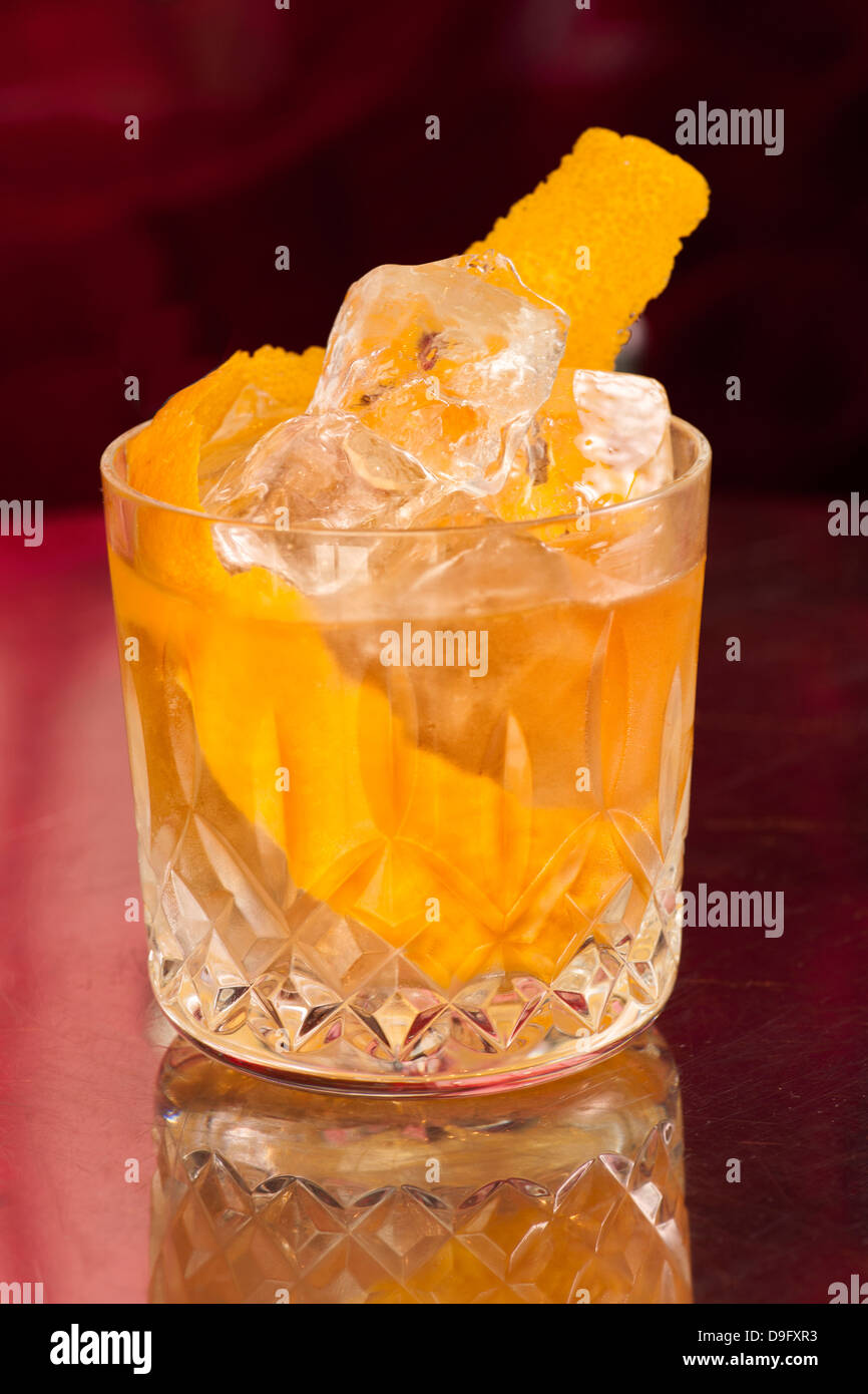 Cocktail di Whiskey Foto Stock