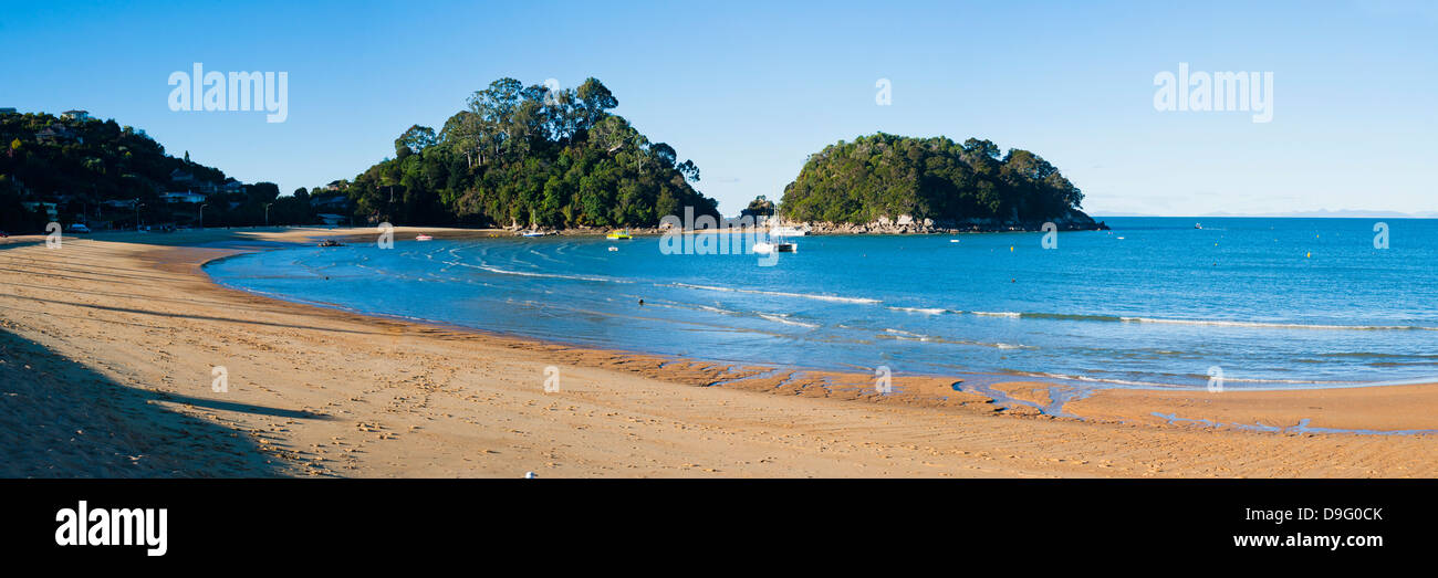 Kaiteriteri Beach, regione Tasmania, Isola del Sud, Nuova Zelanda Foto Stock