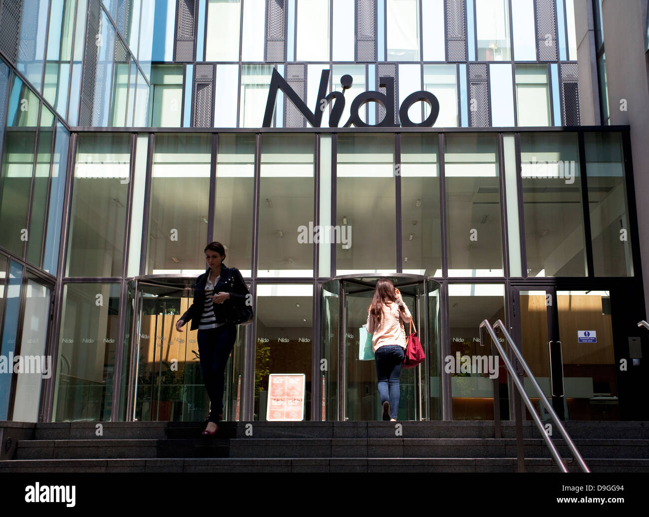 Nido di alto-aumento student accommodation blocco, Kings Cross, London Foto Stock