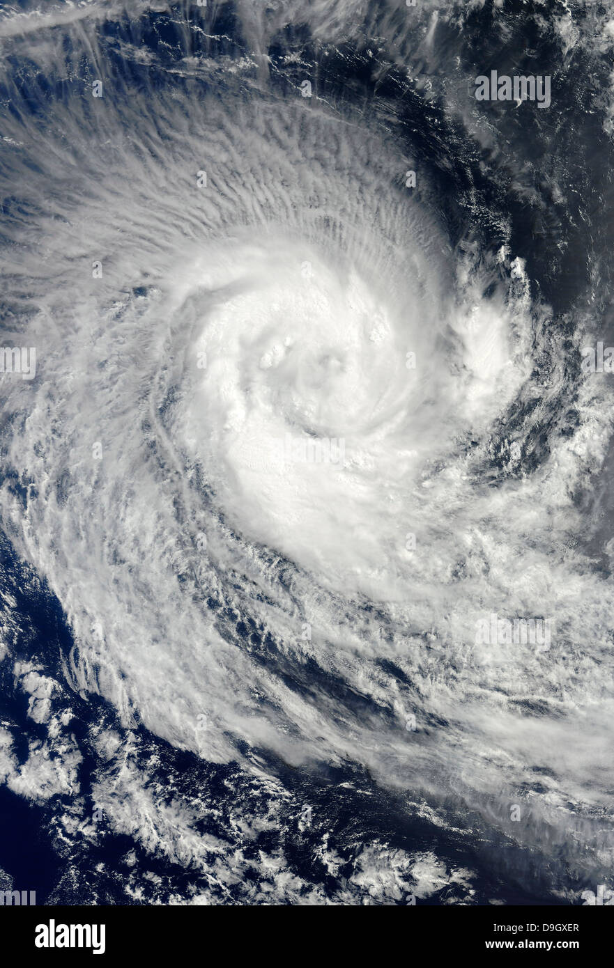 Marzo 24, 2010 - ciclone tropicale Imani volute oltre l'Oceano Indiano meridionale. Foto Stock