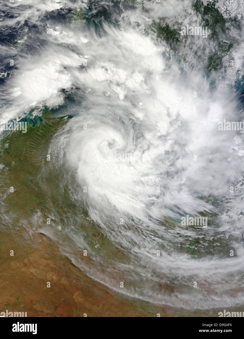 Marzo 29, 2010 - ciclone tropicale Paolo in Australia. Foto Stock