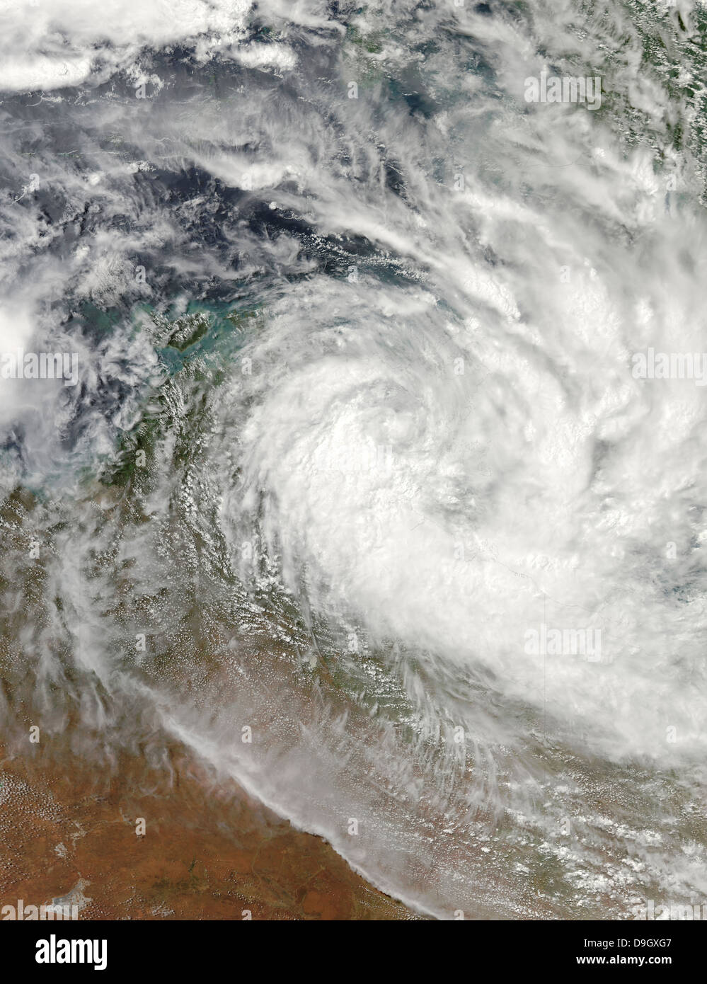 Marzo 30, 2010 - ciclone tropicale Paolo in Australia. Foto Stock