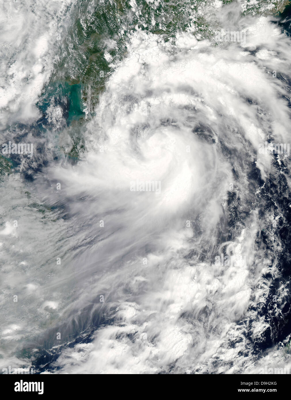 Tempesta tropicale Chanthu Foto Stock