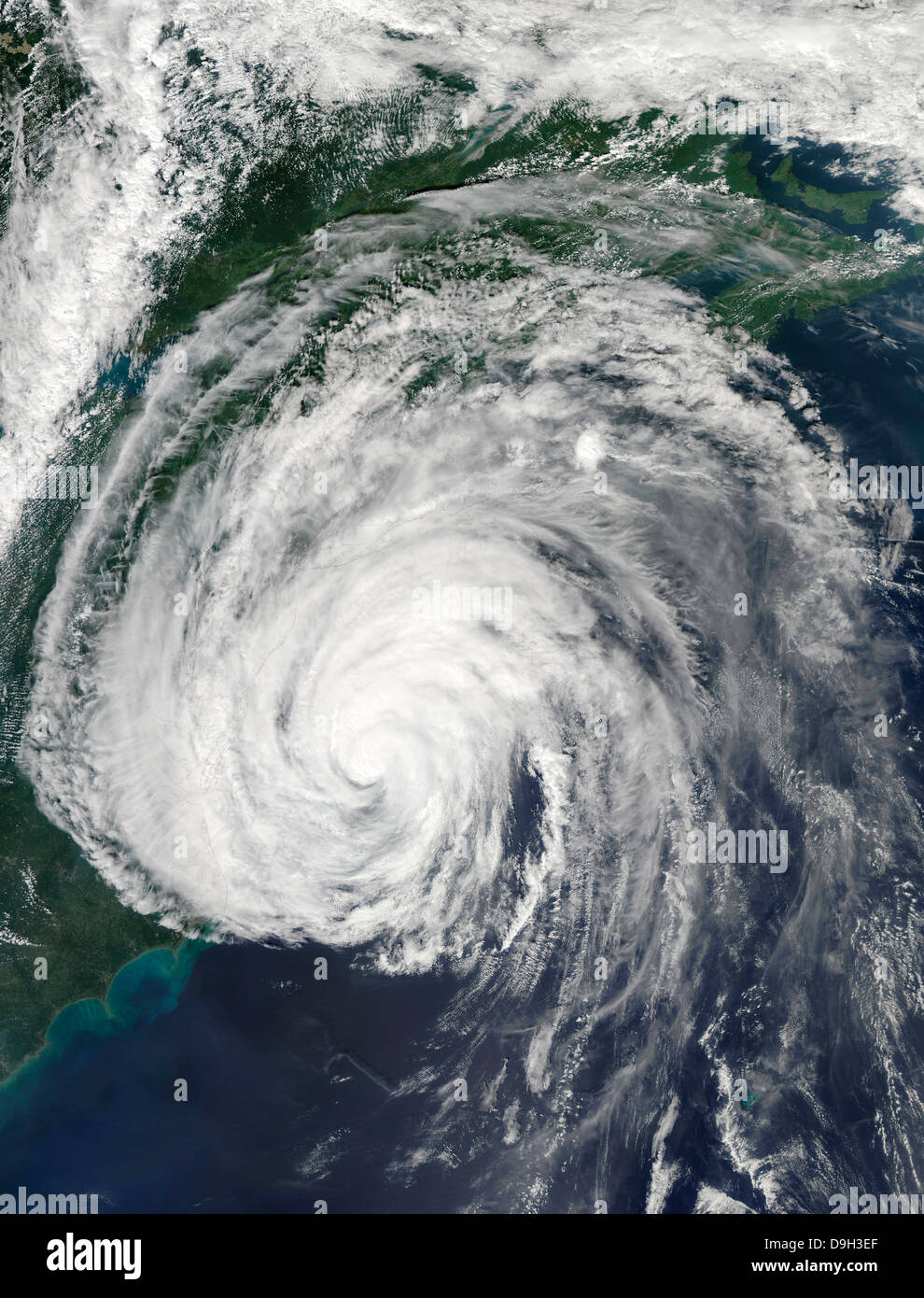 3 settembre 2010 - uragano Earl off il Mid-Atlantic. Foto Stock