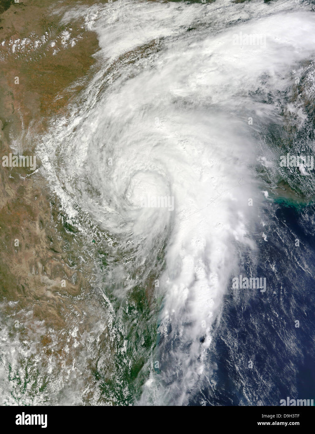 7 settembre 2010 - la tempesta tropicale Hermine over Texas. Foto Stock