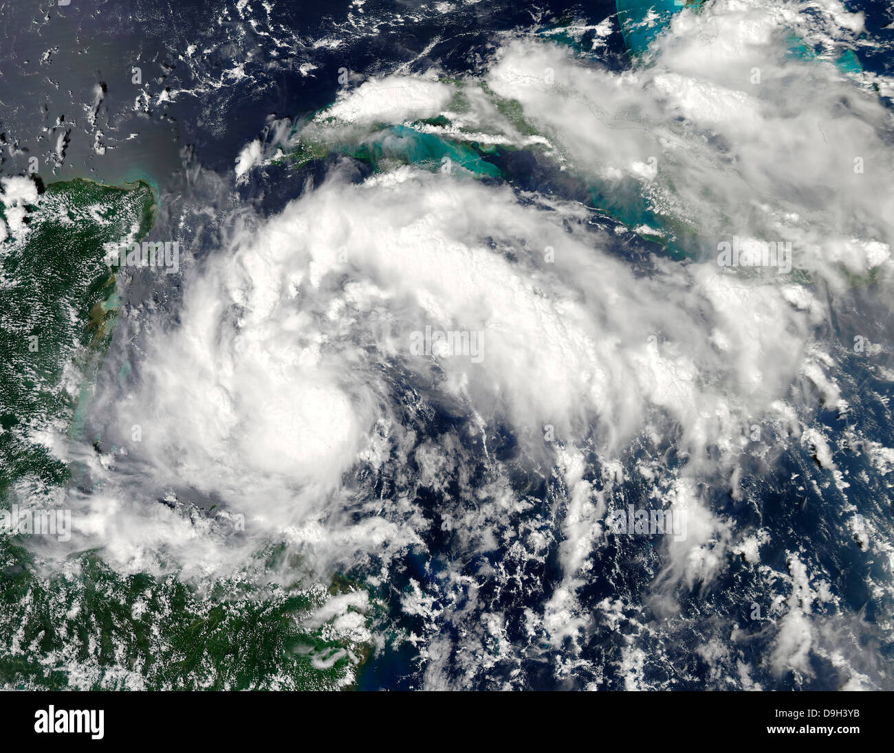 Tempesta tropicale Karl Foto Stock