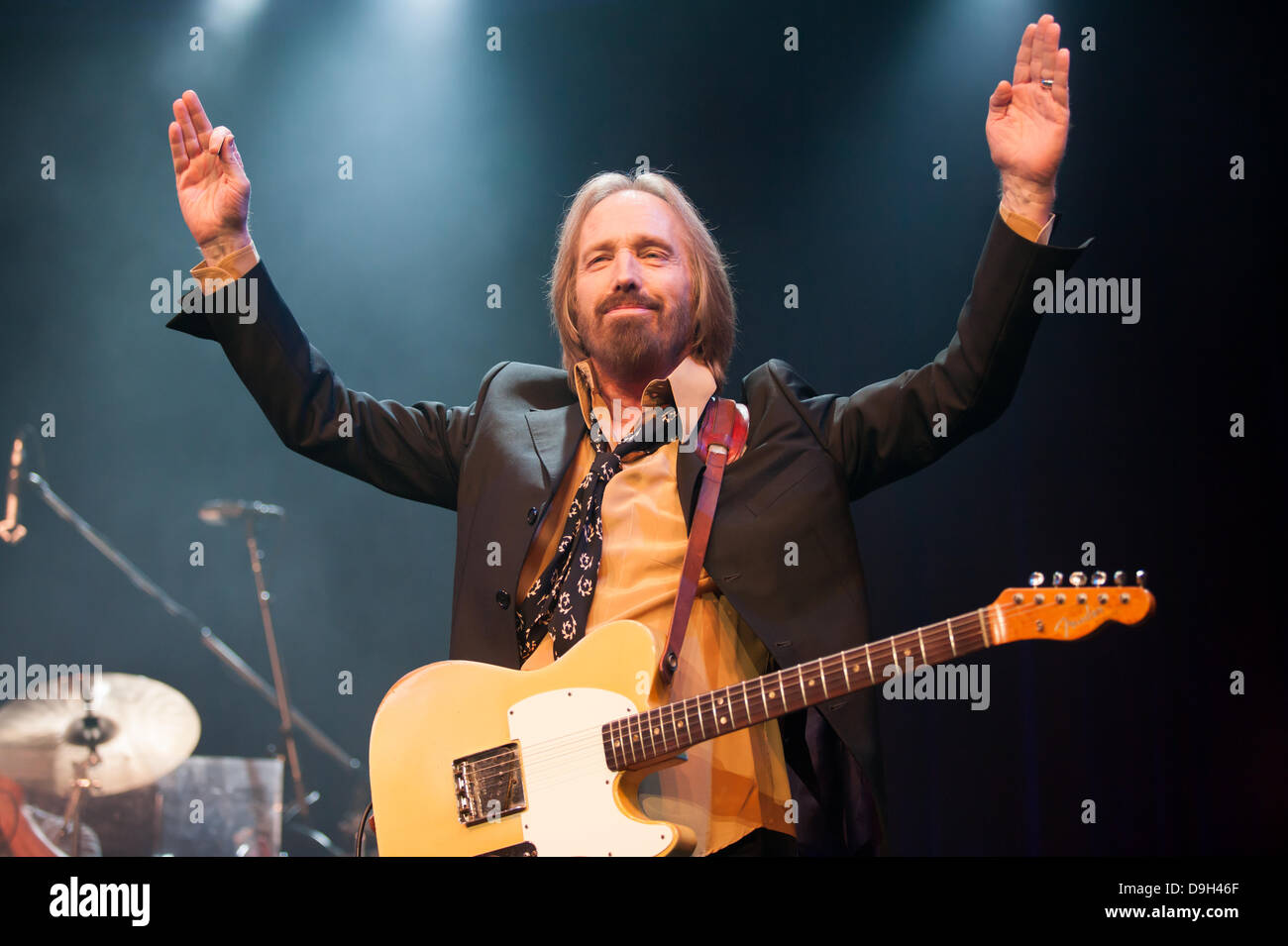 London, Ontario, Canada. 19 giugno 2013. Tom Petty e a tutto rock eseguire a Budweiser Gardens a Londra Ontario, il 18 giugno 2013. Il sold out concerto è stato il solo data canadese sulle bande 2013 concerto tour. Credito: Mark Spowart/Alamy Live News Foto Stock