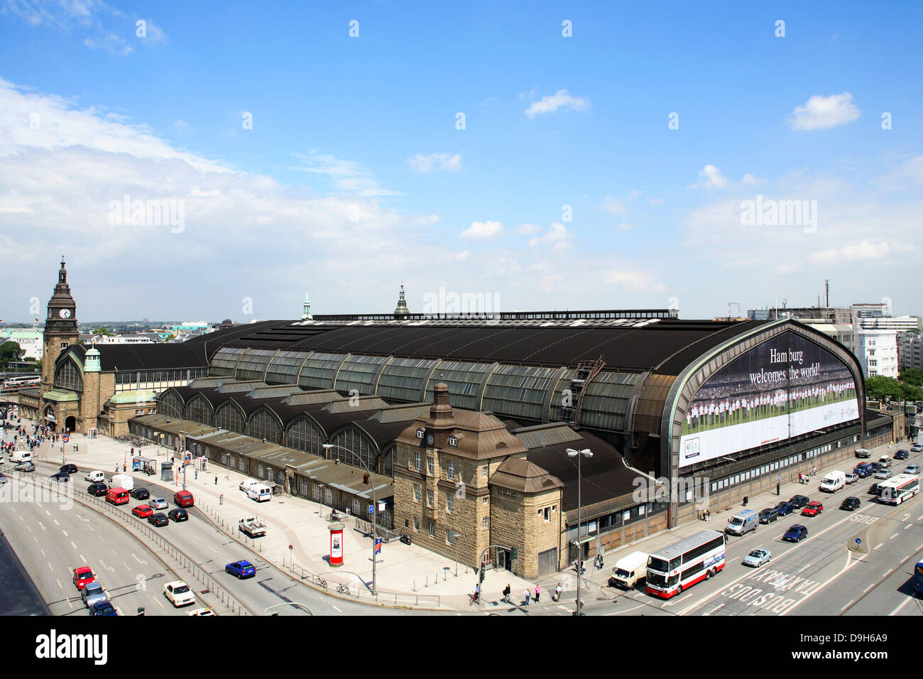 Stazione ferroviaria Amburgo Germania Foto Stock