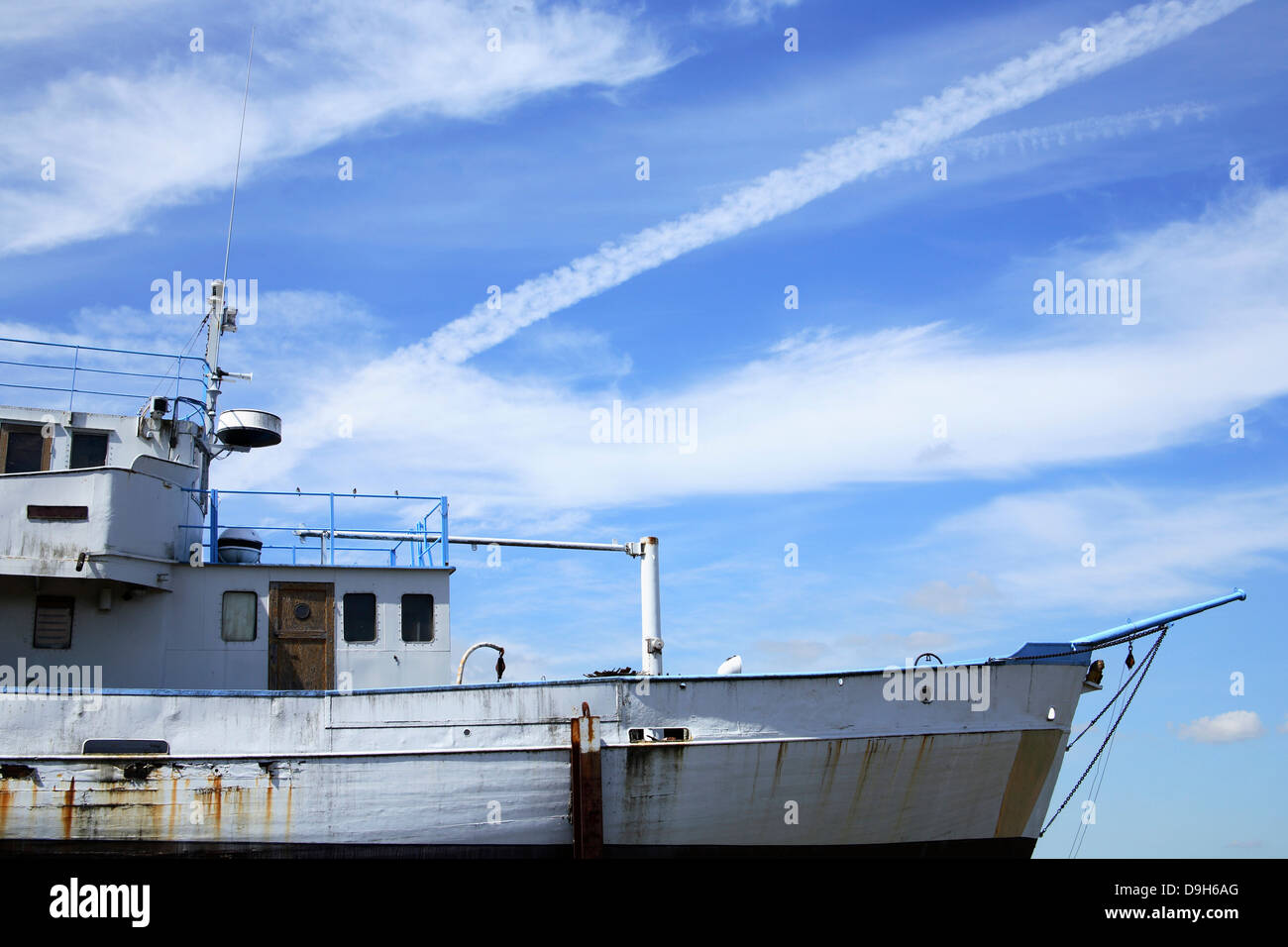 Nave ruggine rusty navigazione della nave relitto della nave Foto Stock