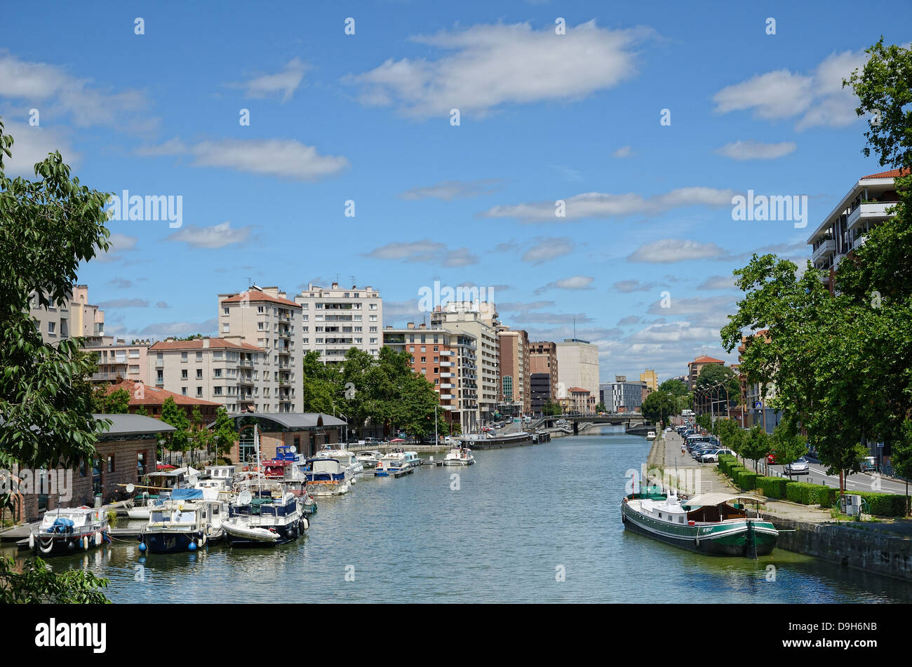 Vista estiva di Tolosa Foto Stock
