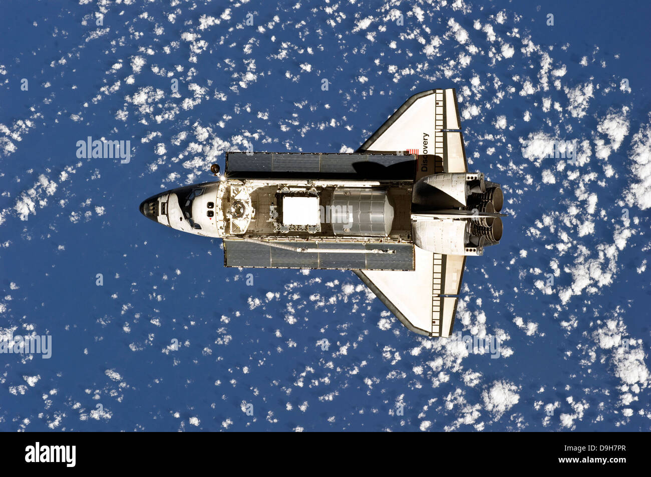 Lo Space Shuttle Discovery Foto Stock