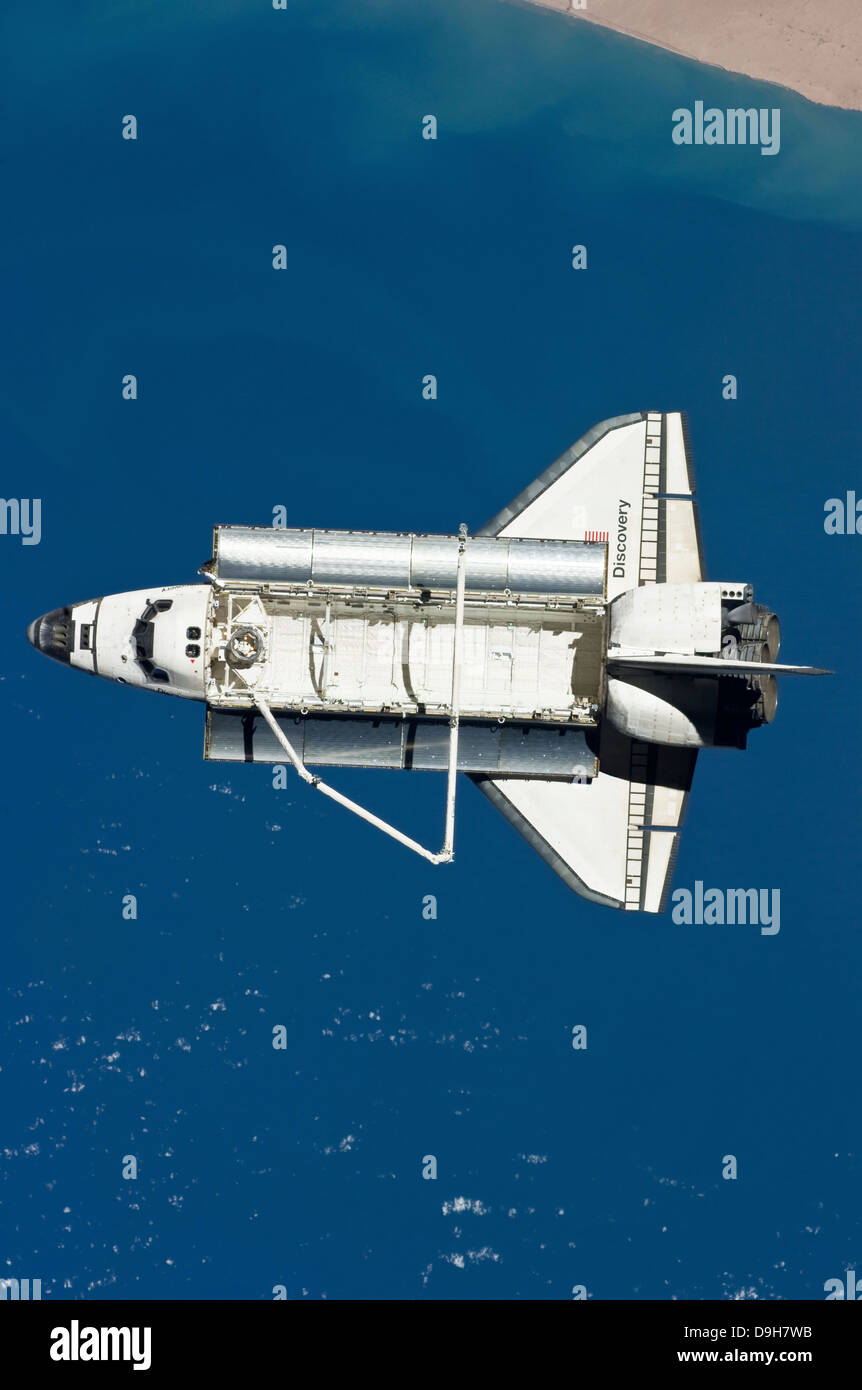Lo Space Shuttle Discovery Foto Stock