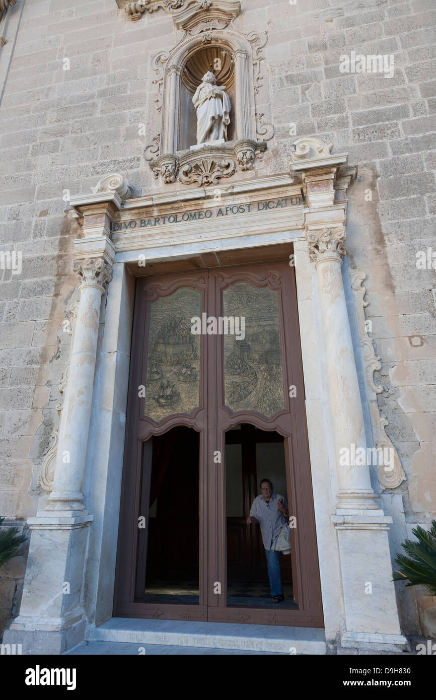 Il Duomo, la cattedrale, Lipari, Isole Eolie, Italia Foto Stock