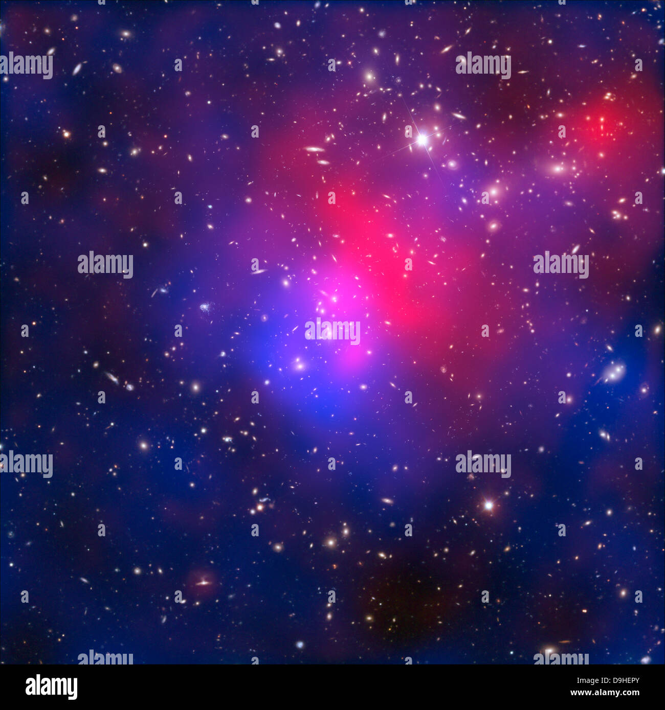 Abell 2744, Pandora della Cluster. Foto Stock