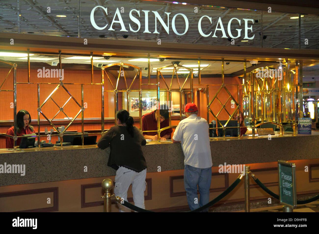Las Vegas Nevada, Westgate Las Vegas Resort & Casino, gabbia, scommessa, gioco d'azzardo, giocatori d'azzardo, NV130328039 Foto Stock