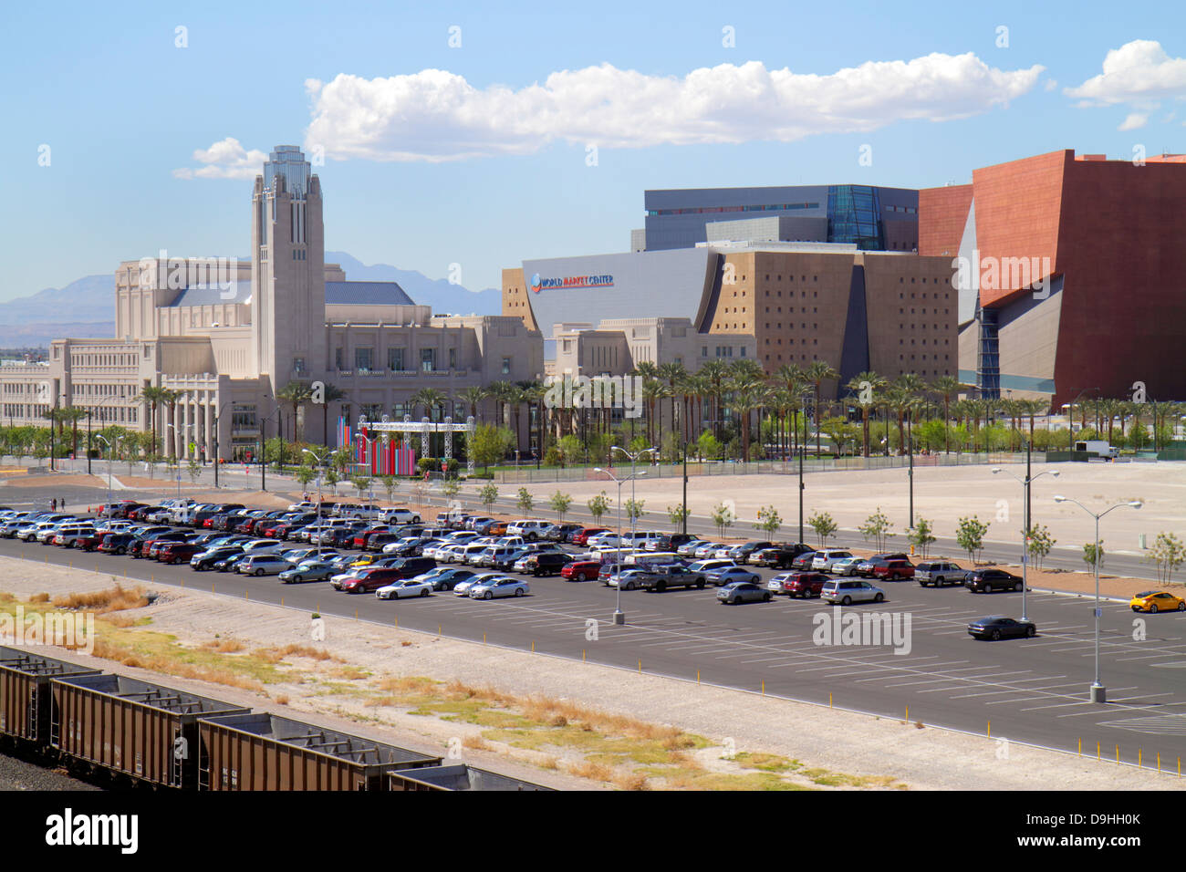 Las Vegas Nevada, Downtown, World Market Center, Design Center, centro, Discovery Children's Museum, NV130329016 Foto Stock