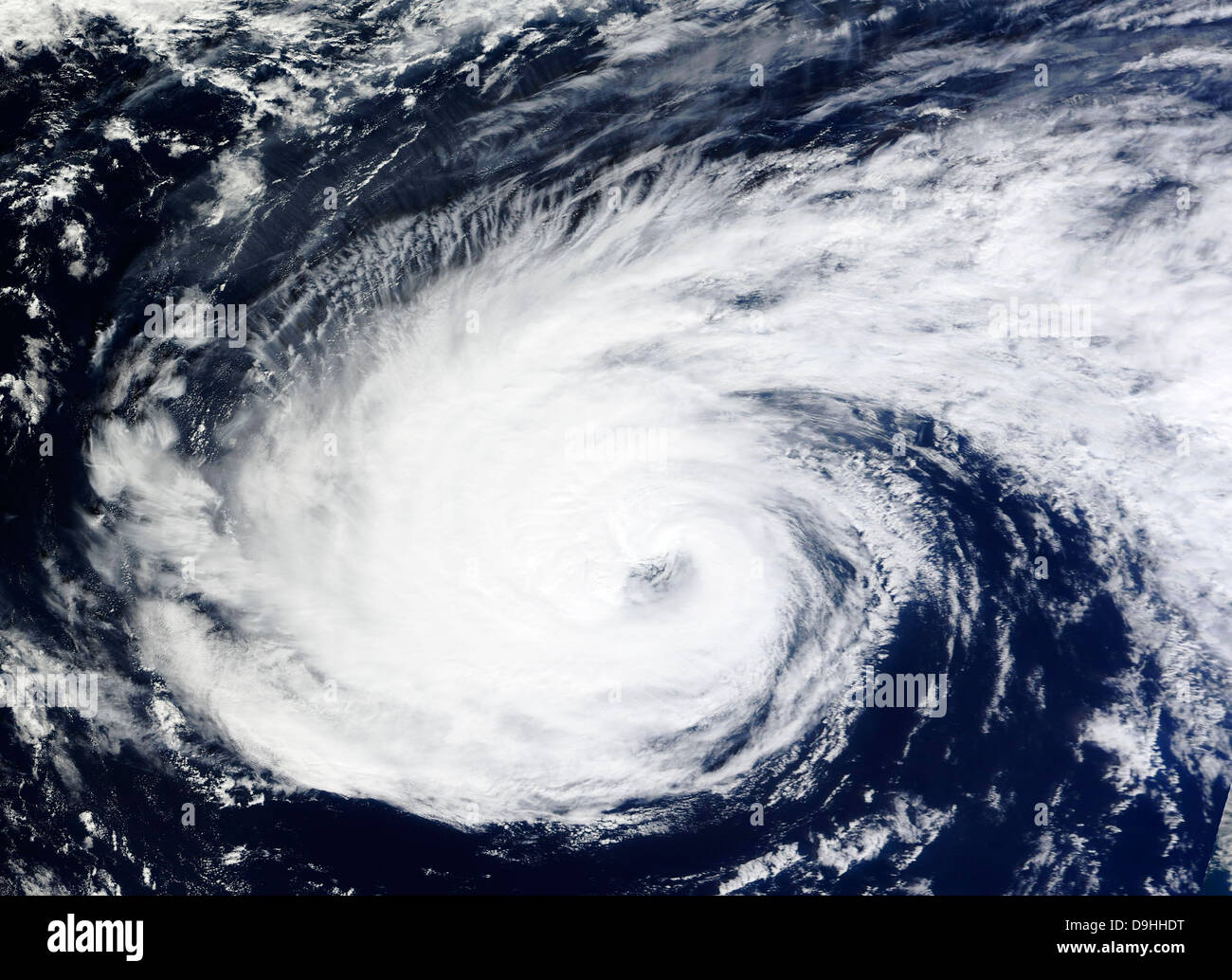 Settembre 30, 2012 - uragano Nadine sull'Oceano Atlantico. Foto Stock