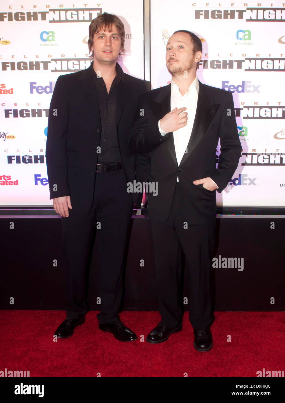 Rob Thomas e Paul Doucette Muhammad Ali Celebrity Fight Night XVII al JW Marriott Desert Ridge Resort & Spa Phoenix in Arizona, Stati Uniti d'America - 19.03.11 Foto Stock