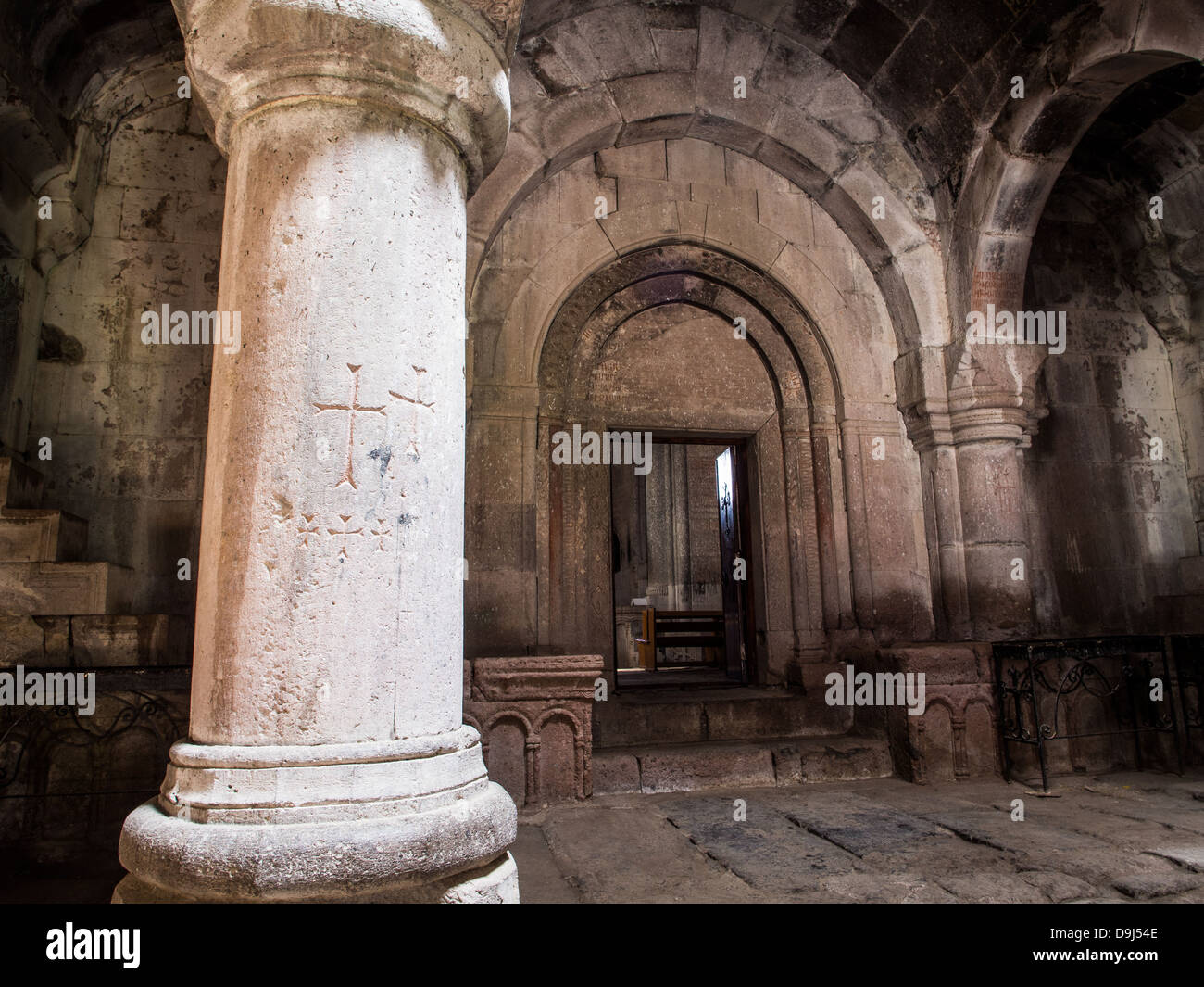 Goshavank Monastero di Gosh, Armenia. Foto Stock