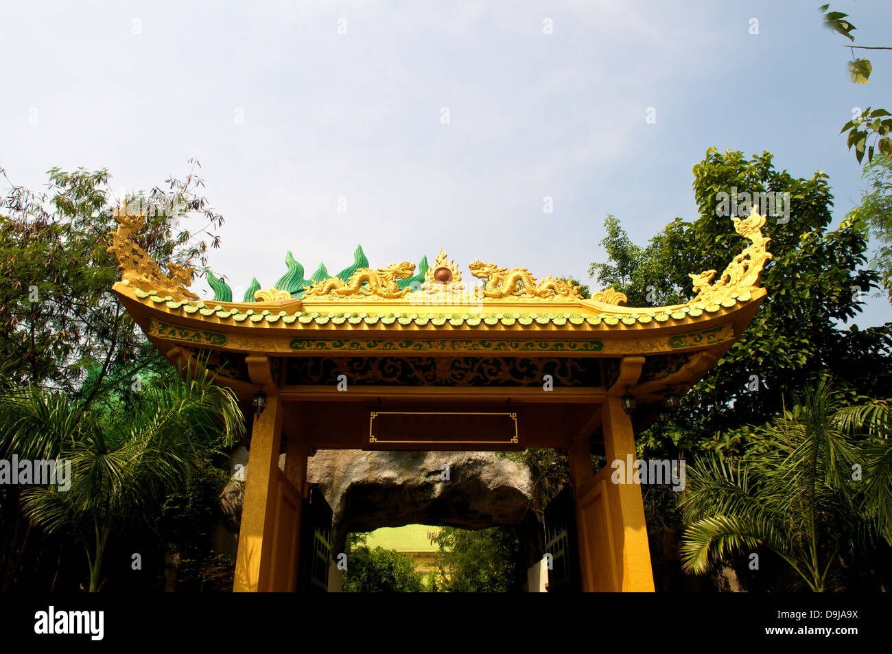 Dai templi Nam e parco di safari in Vietnam. Foto Stock