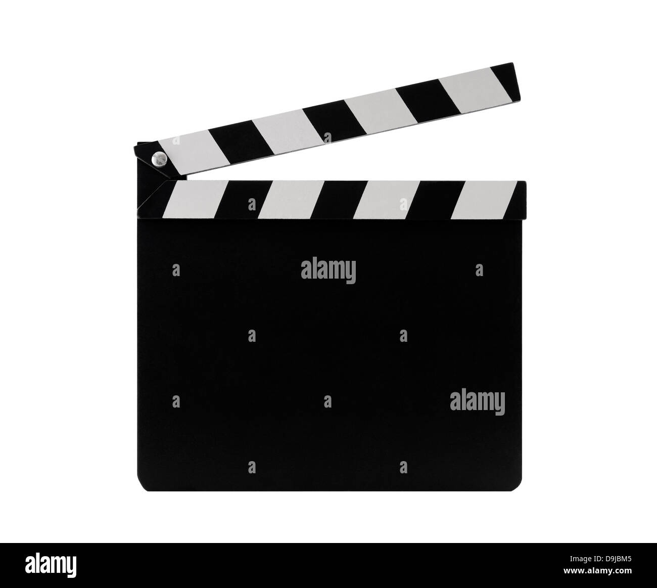 Film clapperboard con tracciato di ritaglio Foto Stock