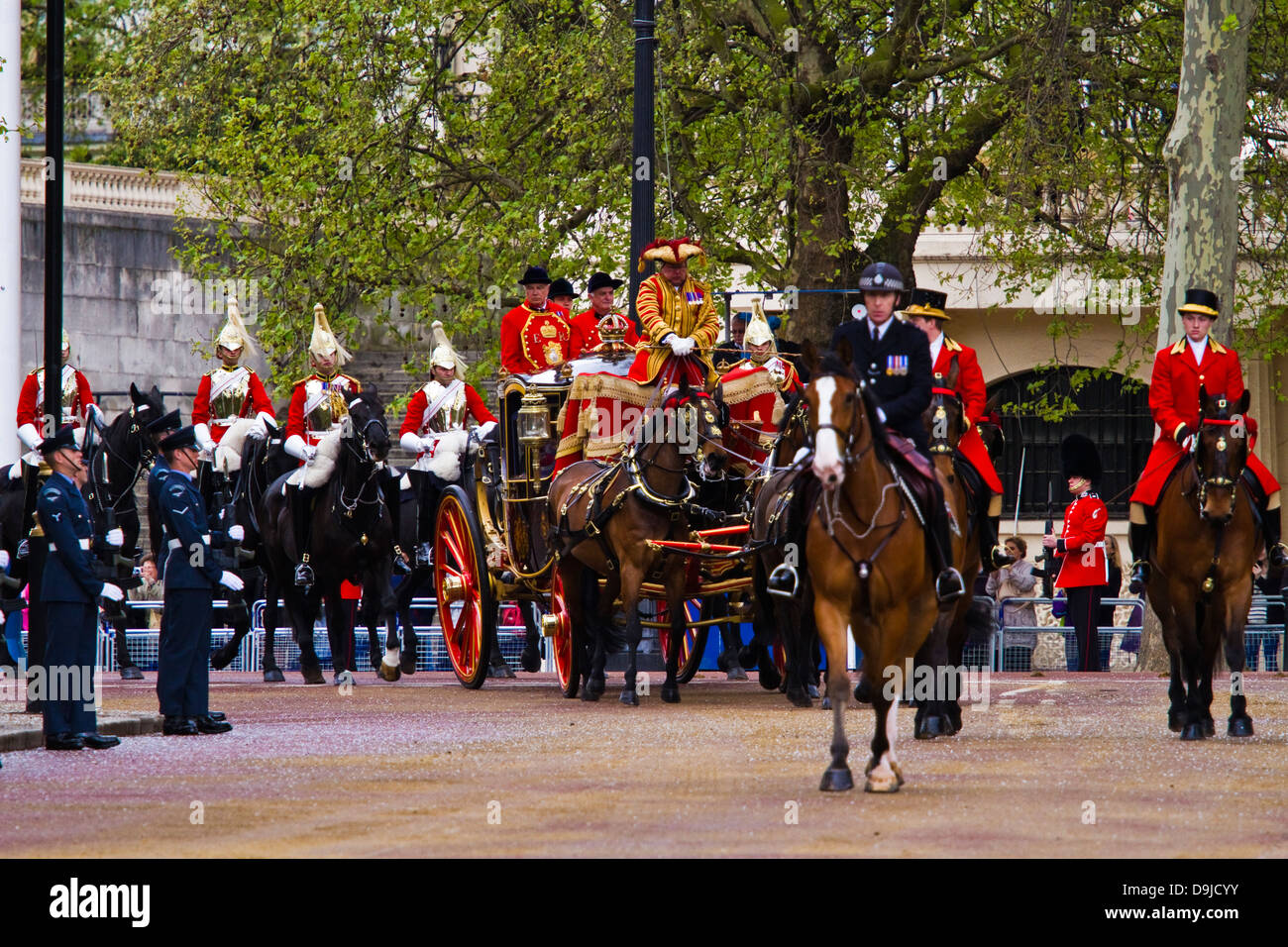 Lo stato di apertura Parliament-London Foto Stock