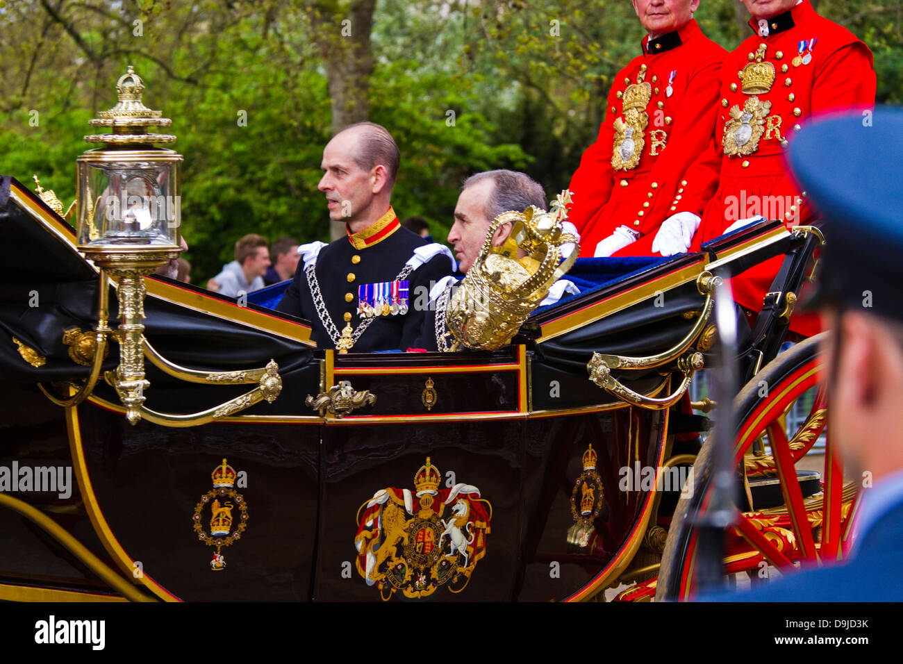 Lo stato di apertura Parliament-London Foto Stock