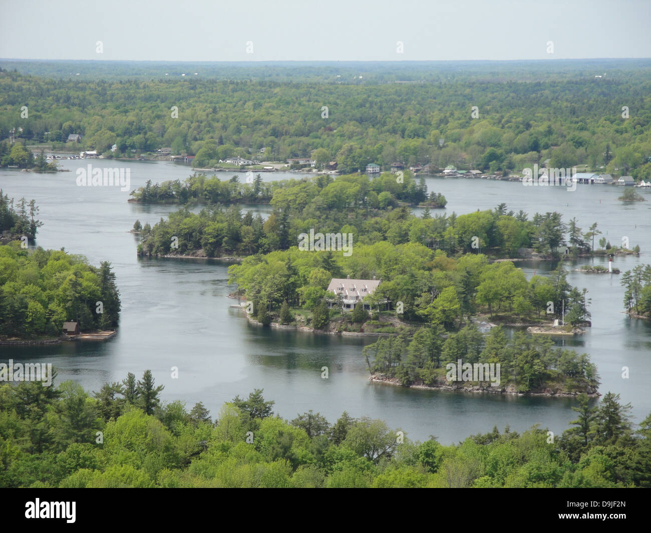 Mille isola natura fiume america forest Foto Stock