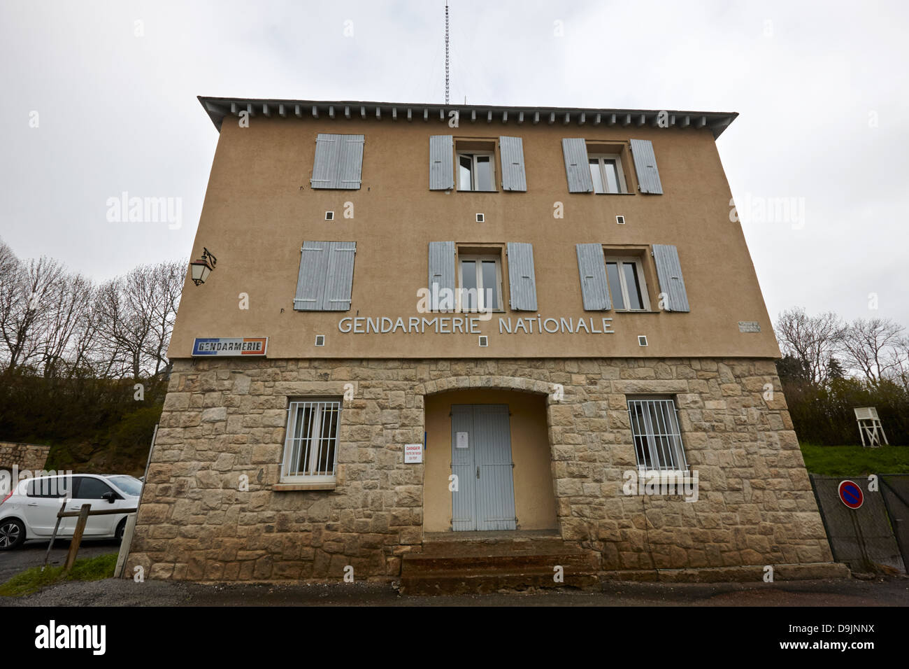 Gendarmerie nationale stazione di polizia mont-louis pyrenees-orientales francia Foto Stock