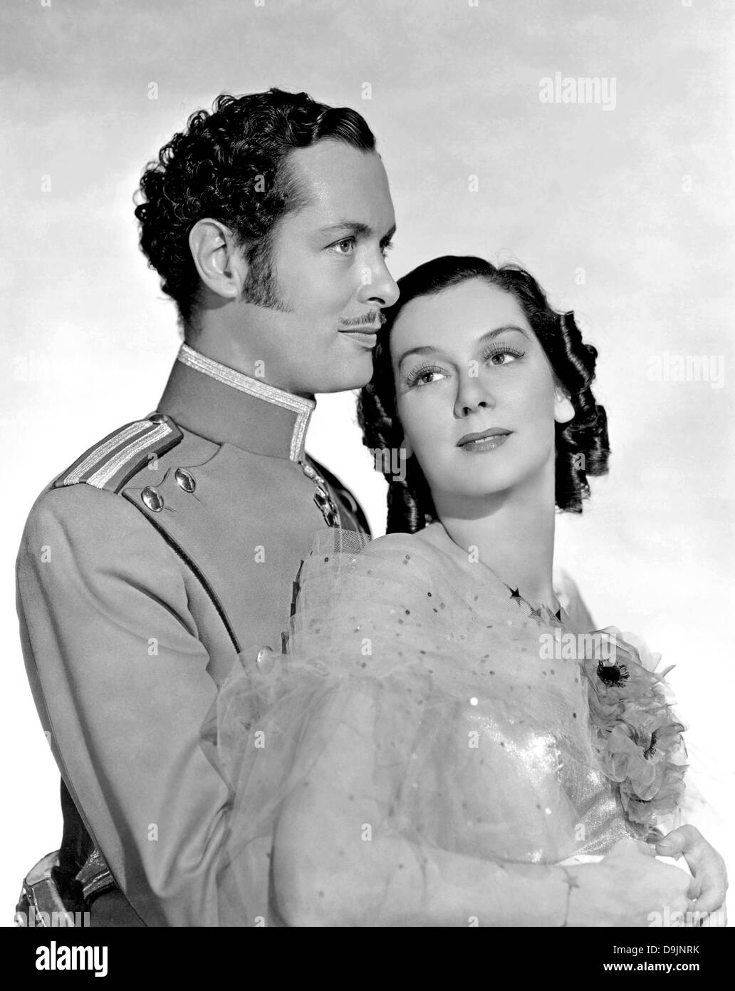 Guai PER DUE 1936 MGM film con Robert Montgomery e Rosalind Russell Foto Stock