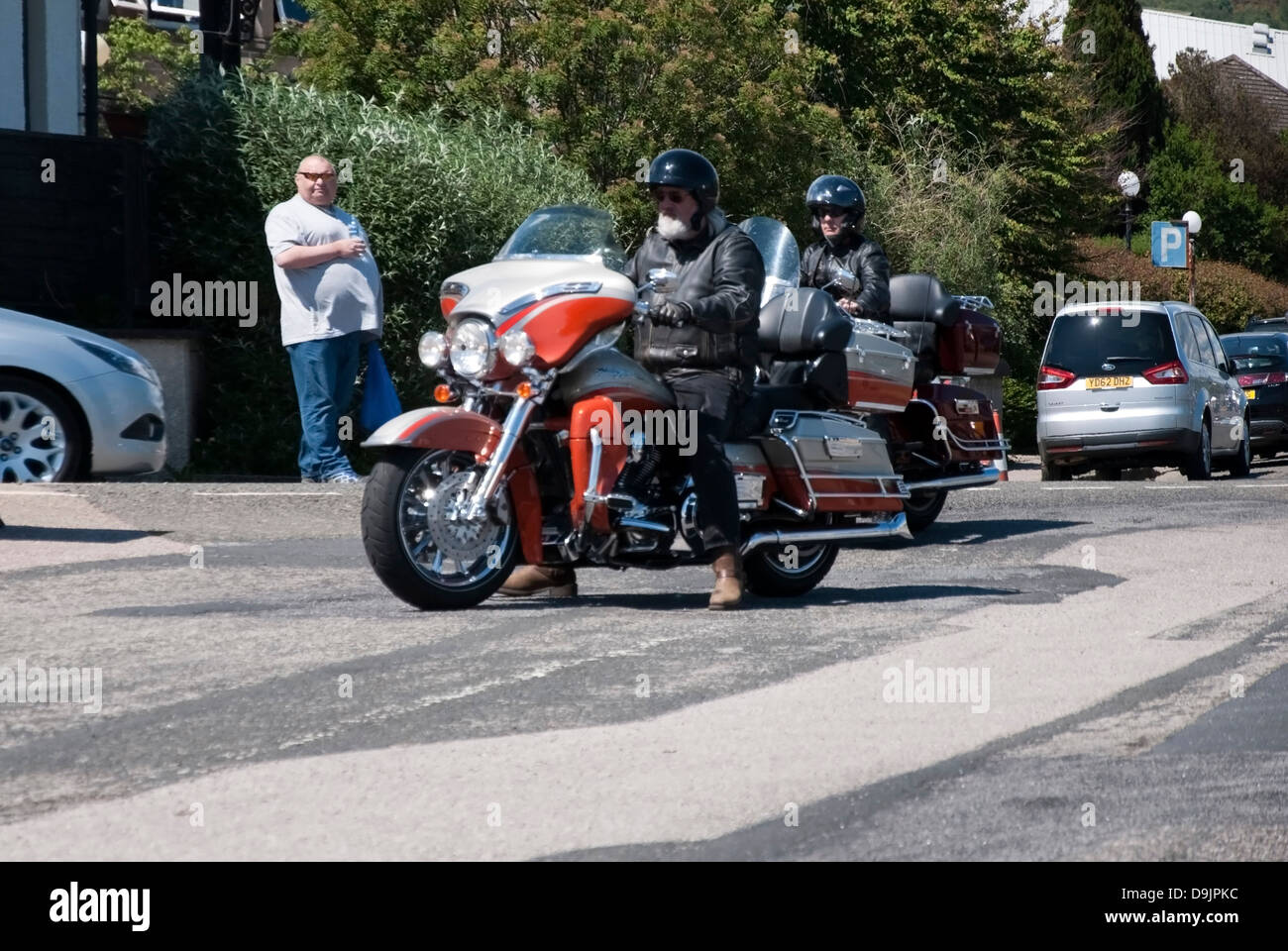 2009 Harley Davidson Screamin' Eagle Ultra Classic Electra Glide Moto Foto Stock