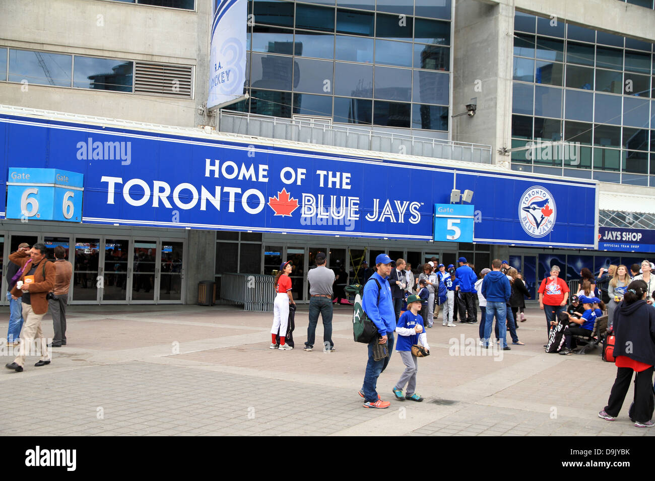 Roger gate centrale durante una Blue Jays corrispondono Foto Stock