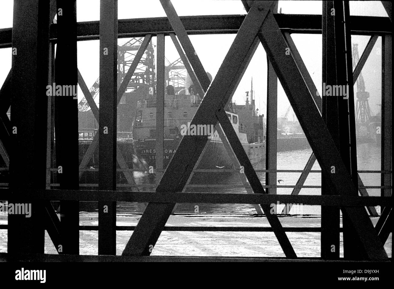 Nave sul fiume Tyne, 1969 Foto Stock