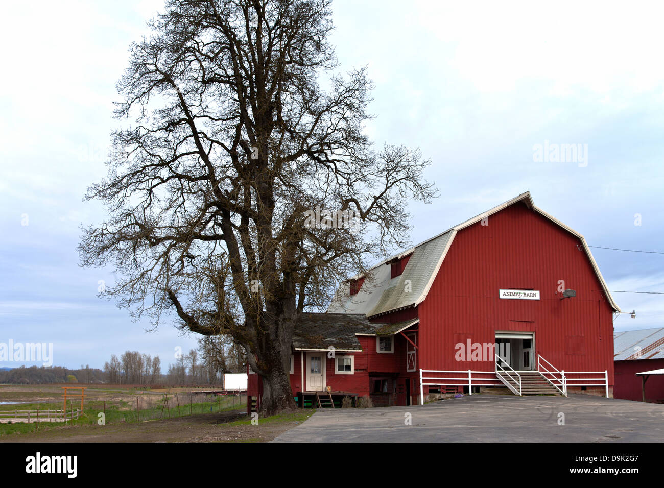 Animale granaio nell isola Suvie Oregon. Foto Stock