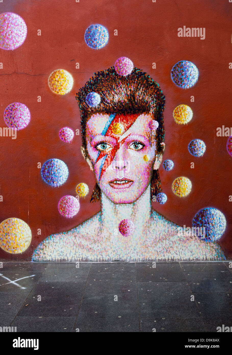 David Bowie Ziggy Stardust Foto Stock