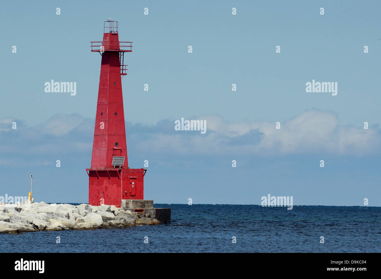 Faro in Muskegon, Michigan, Stati Uniti d'America Foto Stock