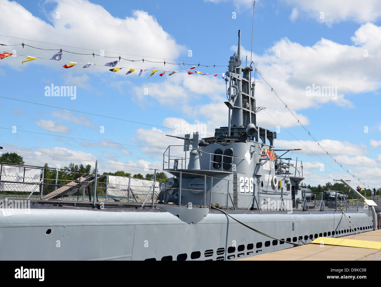 USS Silversides sottomarino in Muskegon, Michigan, Stati Uniti d'America Foto Stock