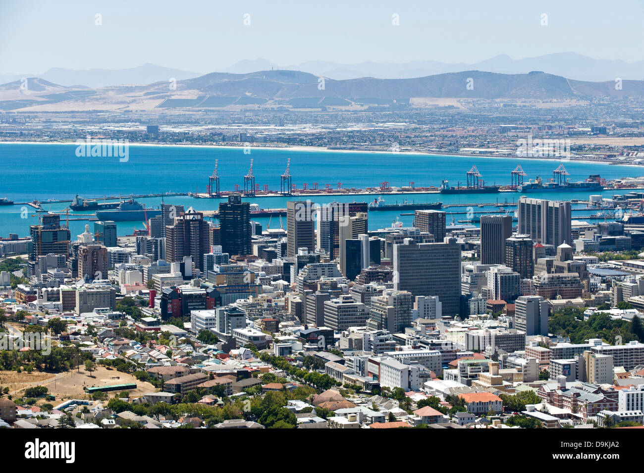 Skyline di Cape Town, Sud Africa Foto Stock