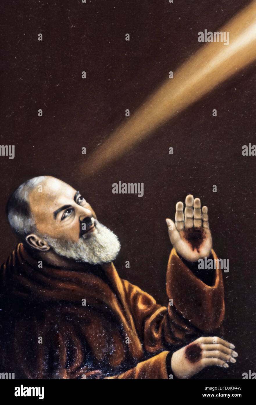 Padre Pio da Pietrelcina Foto Stock