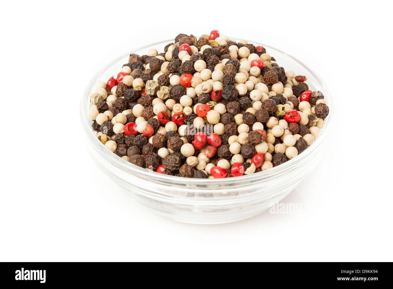 Crudo Intero Peppe quattro Blend contro uno sfondo Foto Stock